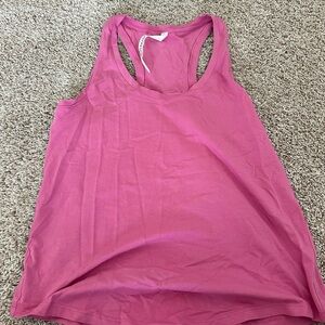 lululemon athletica Pink Tank Top with Breathable Fabric and Sleek Design